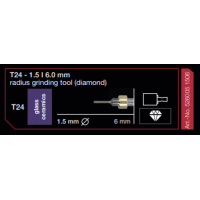 T24- 1,5|6,0MM RADIUS GRINDING TOOL (DIAMOND) GLASS CERAMICS